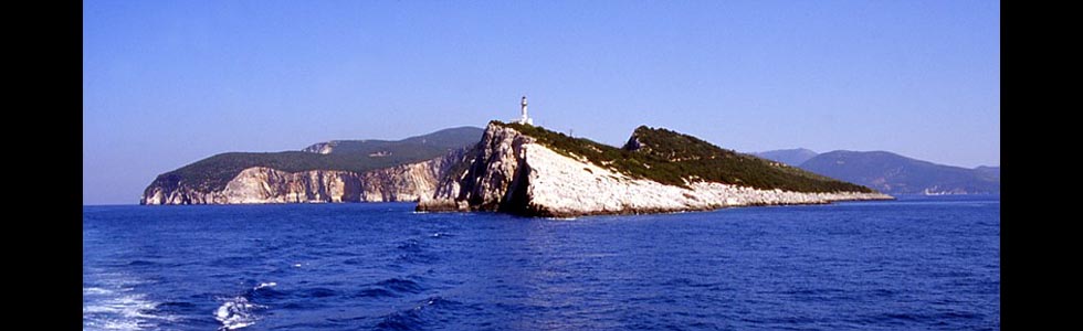 Capo Lefkas o salto di Saffo (la leggenda vuole che la poetessa si suicid&ograve; qui)